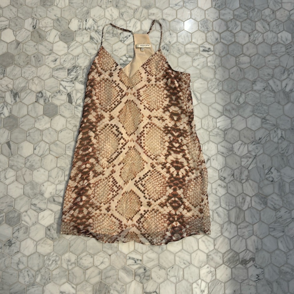 Lavender Brown mini dress